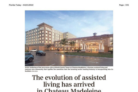 Chateau Madeleine's new seven story Atlantis Senior Tower to be finished by late 2023