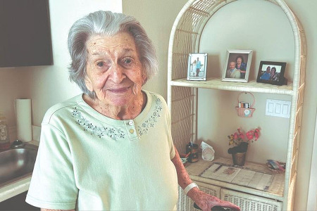 Smiling senior woman