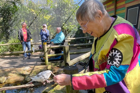 Residents enjoying the Brevard Zoo