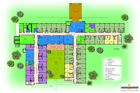 Floor plan for Chateau Madeleine 