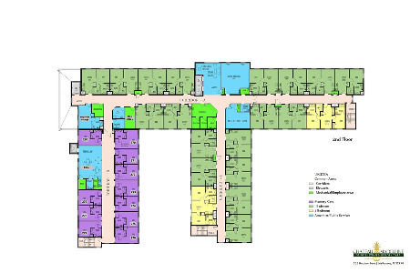 Floor plan for Chateau Madeleine 