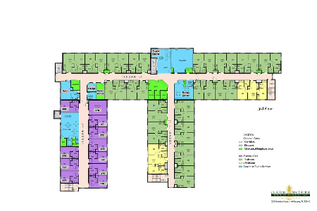 Floor plan for Chateau Madeleine 