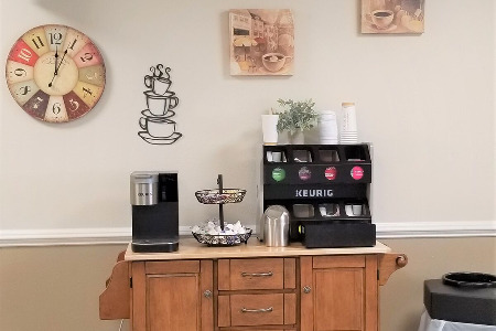 coffee station