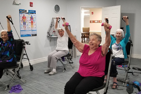 Fitness at Chateau Madeleine