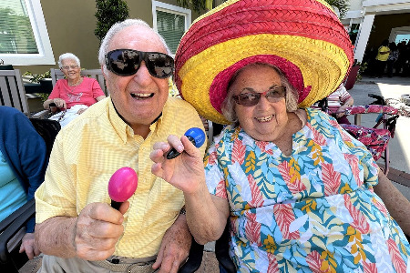 Senior Couple Cinco de Mayo