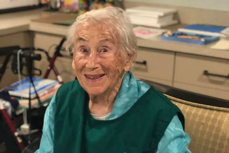 Happy Resident Painting