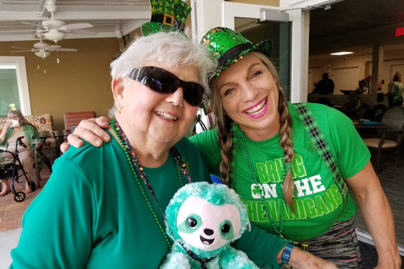 respite care resident with activities director